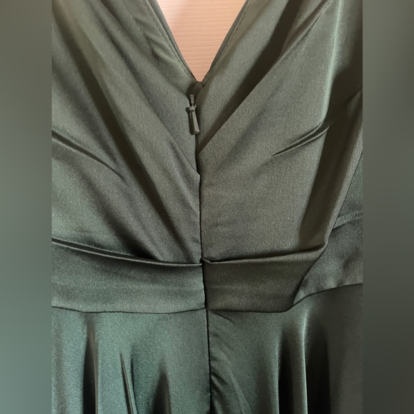 Strappy Back Satin Ballgown - Picture 12 of 15